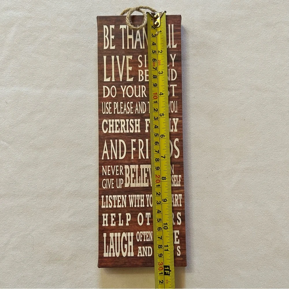 Inspirational Brown Wall Decor Sign - Picture 2 of 5